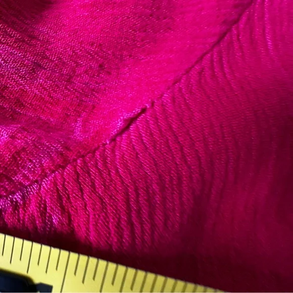 Tropical Batik Pink Rayon Tunic Dress Bamboo Print One Size - Picture 10 of 15